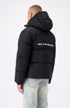 BLOCK PUFFER JACKET | Black