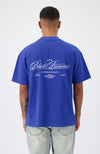 CALLIGRAPHY T-SHIRT | Cobalt Blue