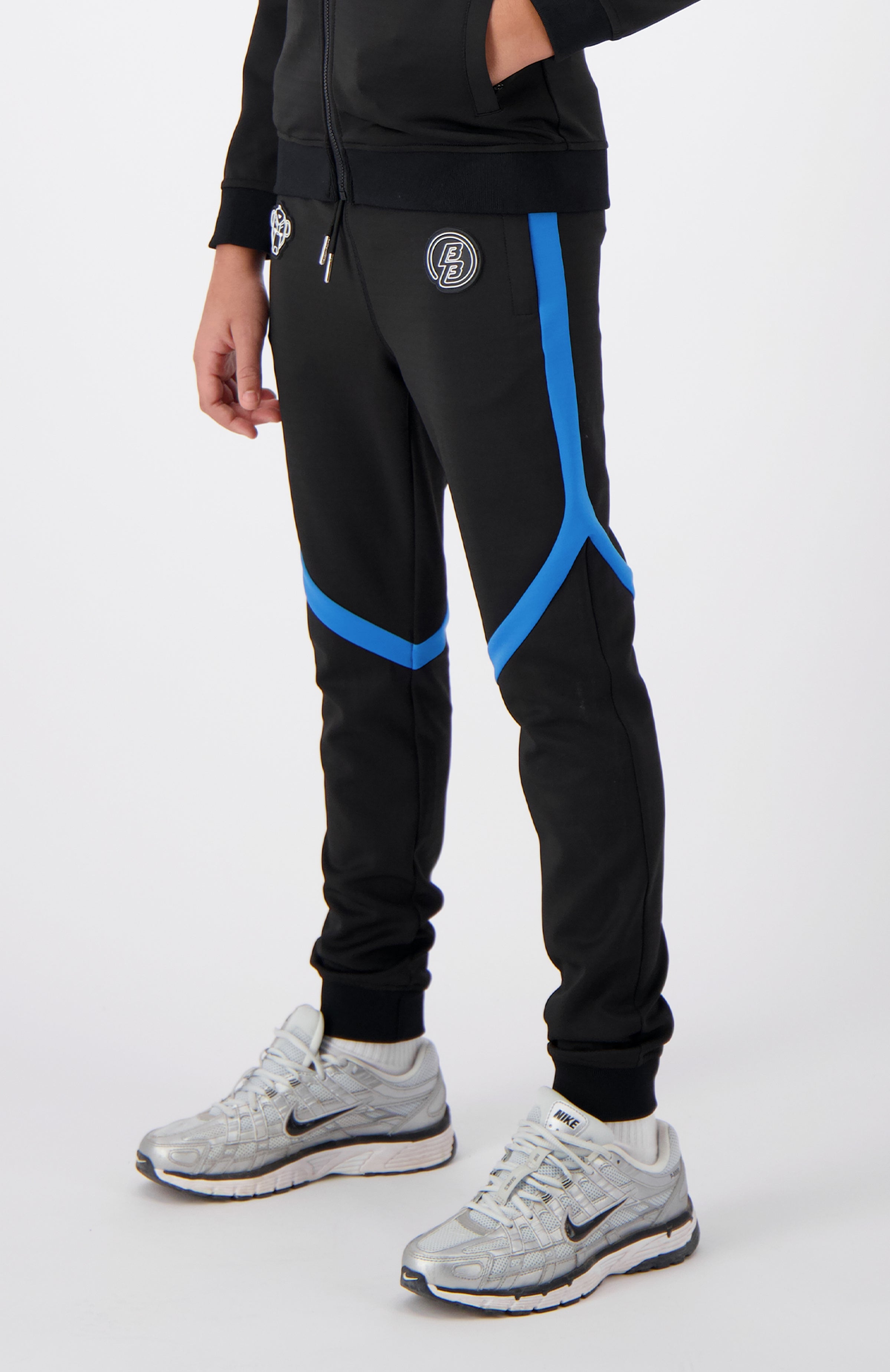 JR. COMPOUND TRACKPANTS | Black