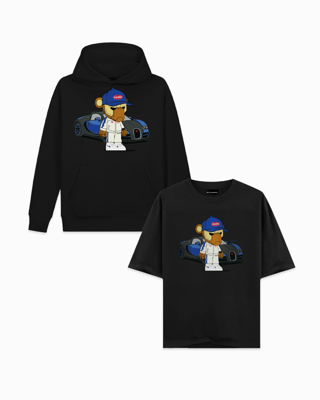 2 PACK - BBUGATTY T-SHIRT & HOODIE | BLACK