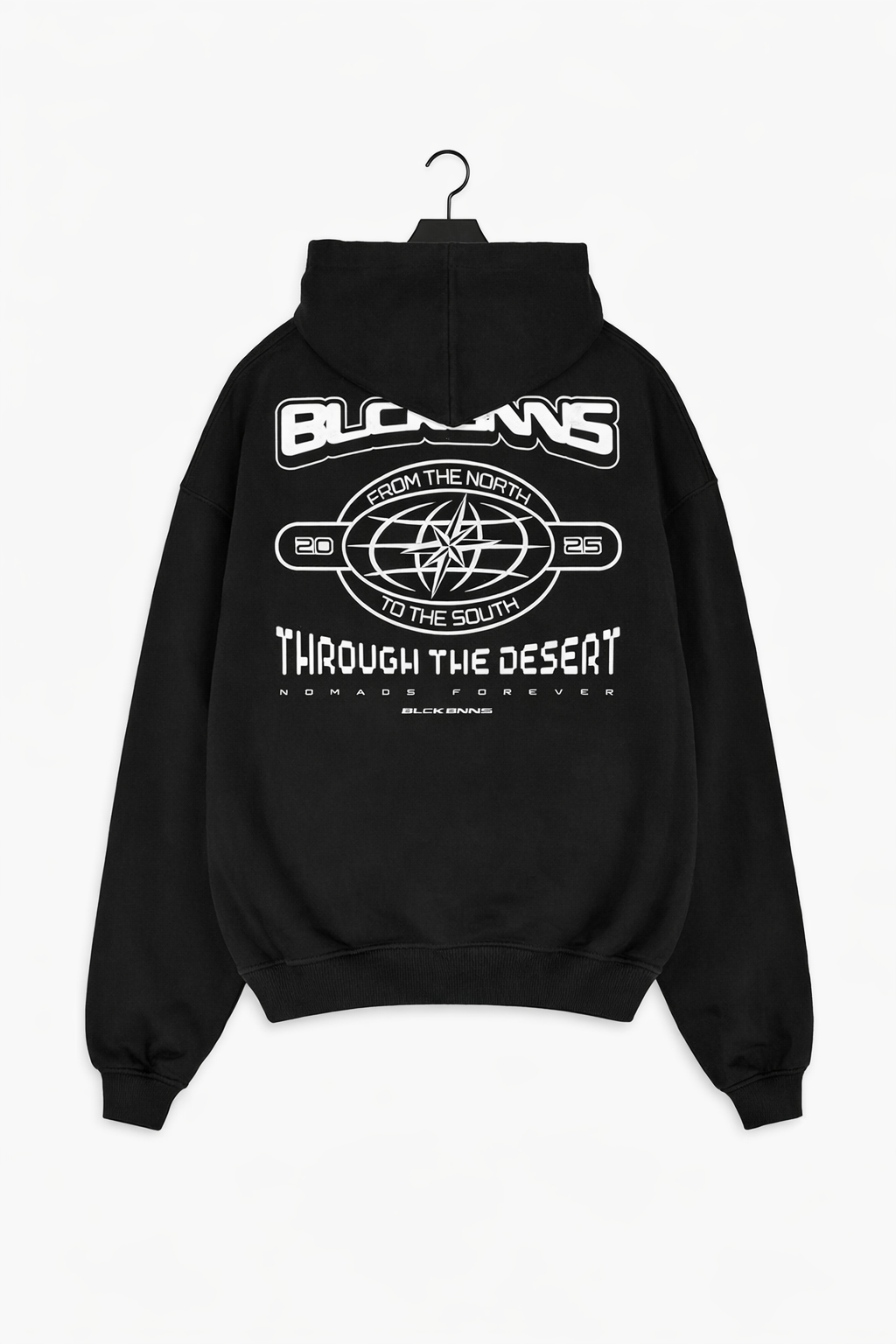 SAMPLE SALE COMPASS HOODIE | Black