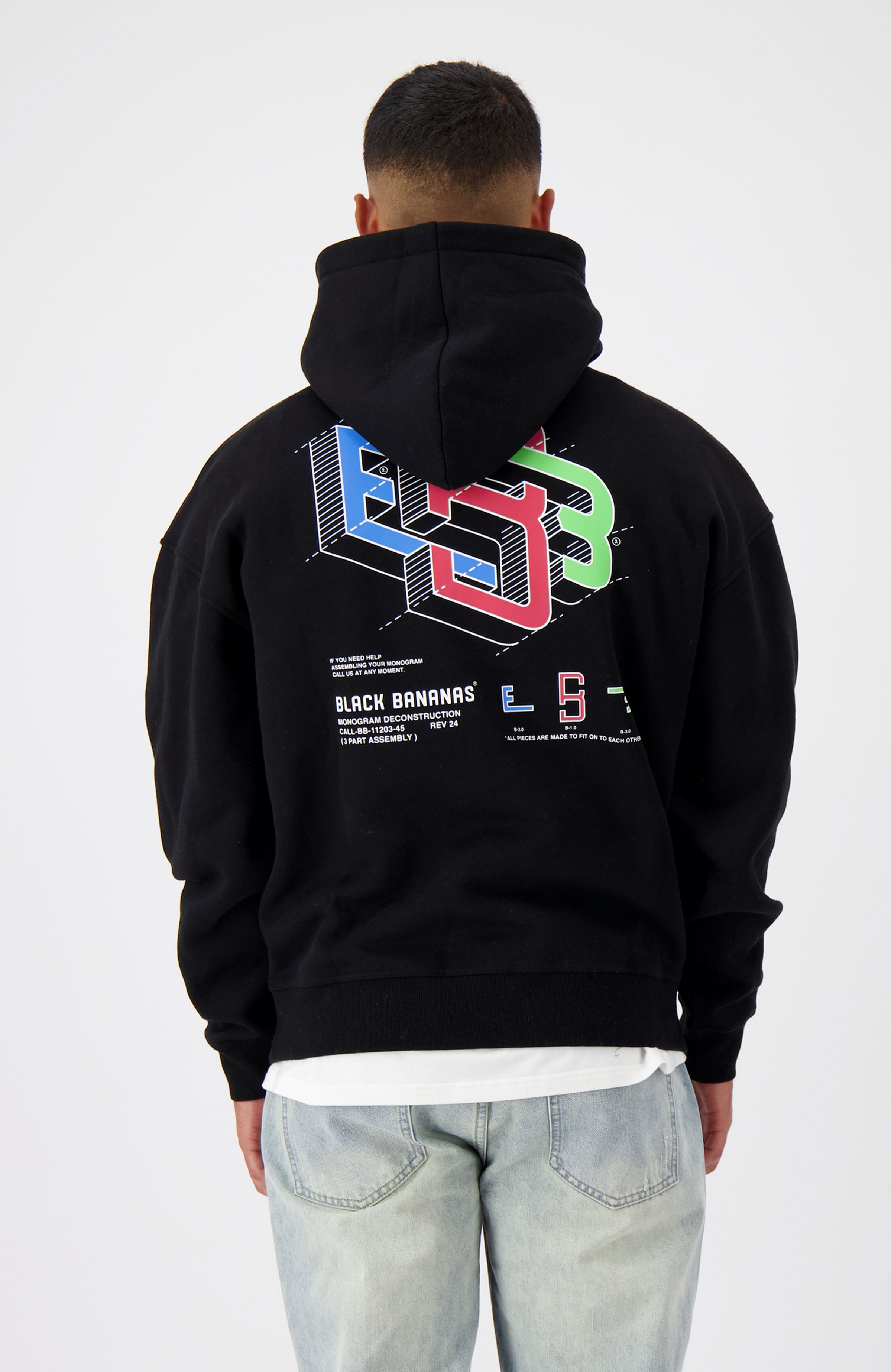 Black bananas hoodie heren sale sale