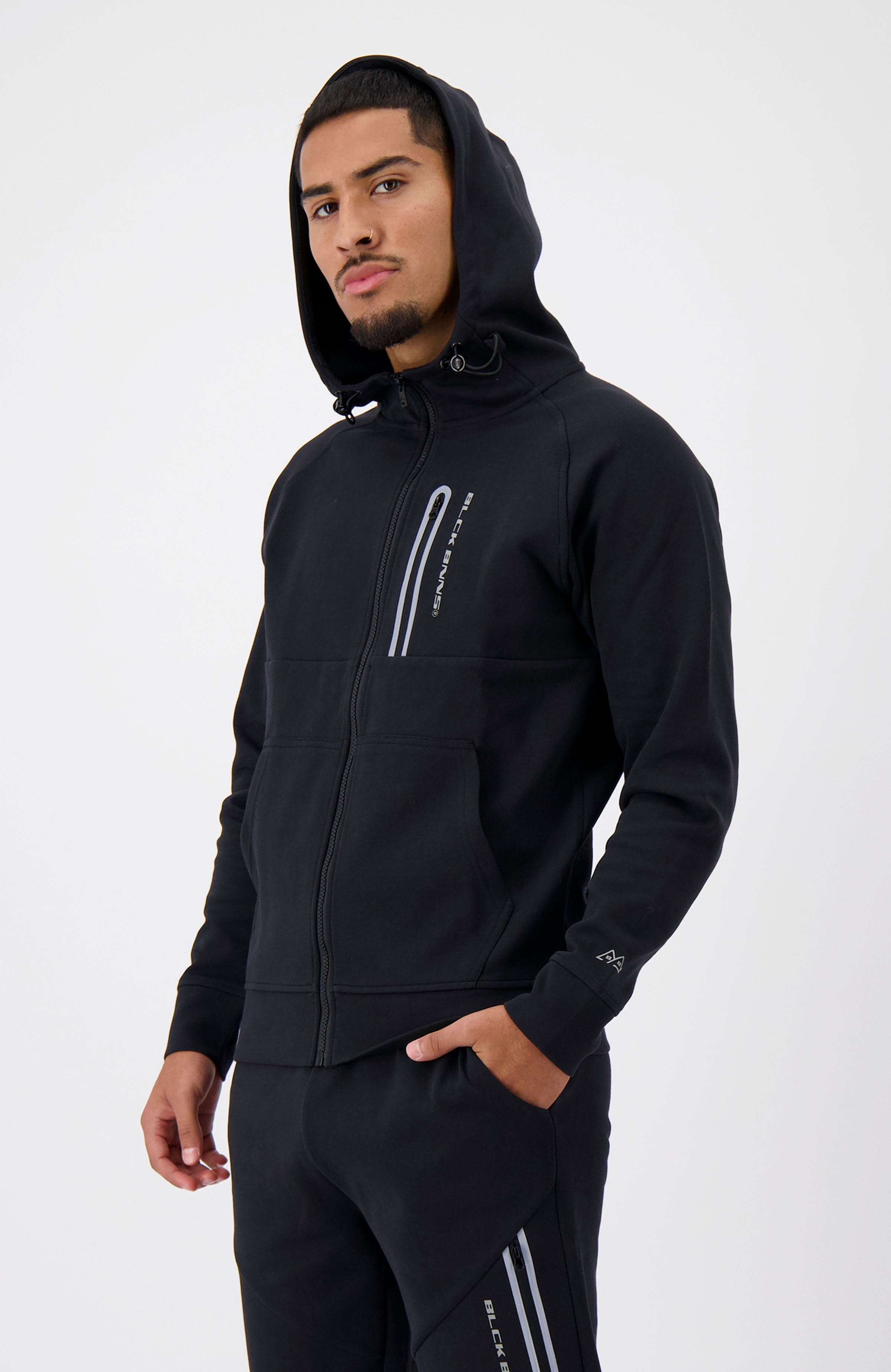 MEN TRACKTOPS Black Bananas