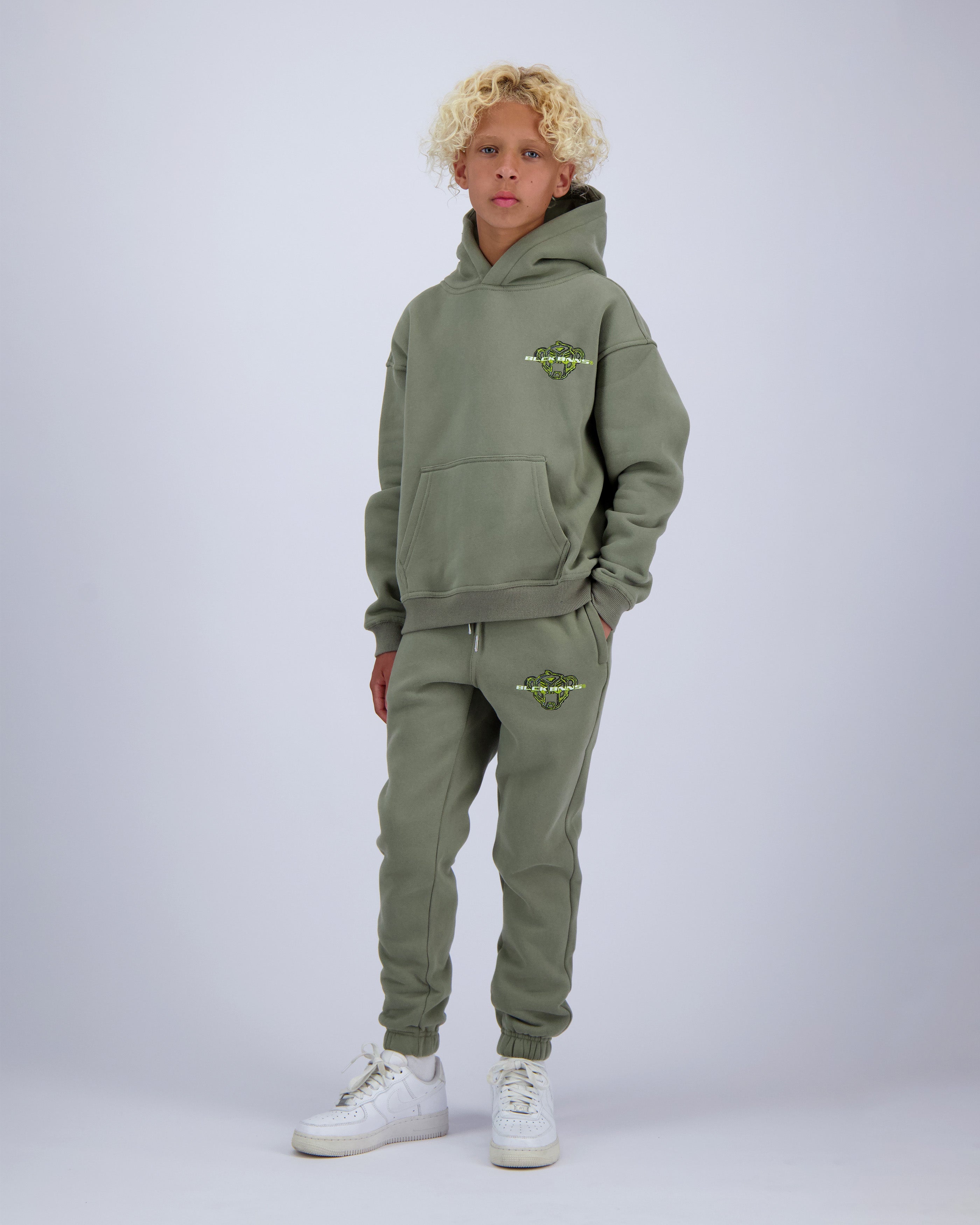 KIDS SKETCH SWEATSUIT | Green