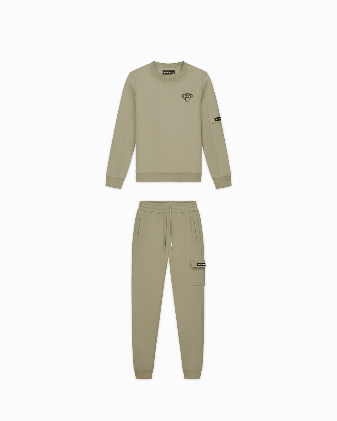 KIDS PLATE SWEATER SET | Green