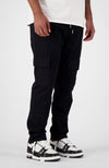 MONOGRAM CARGO PANTS | Black