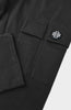 MONOGRAM CARGO PANTS | Black