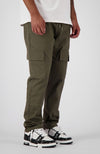 MONOGRAM CARGO PANTS | Moss Green