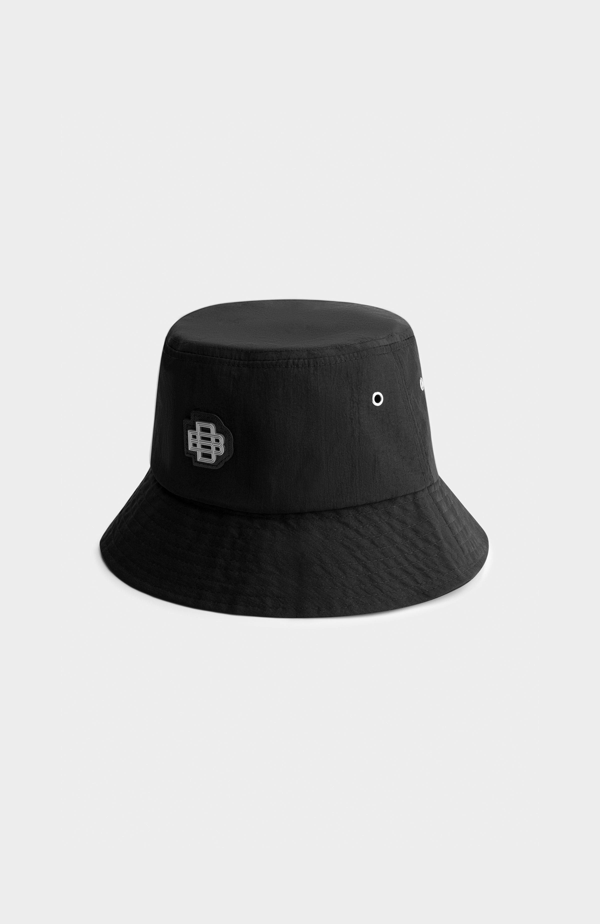 MONOGRAM BUCKET HAT | Black
