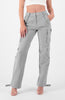 MULTI POCKET CARGO PANTS | Grey