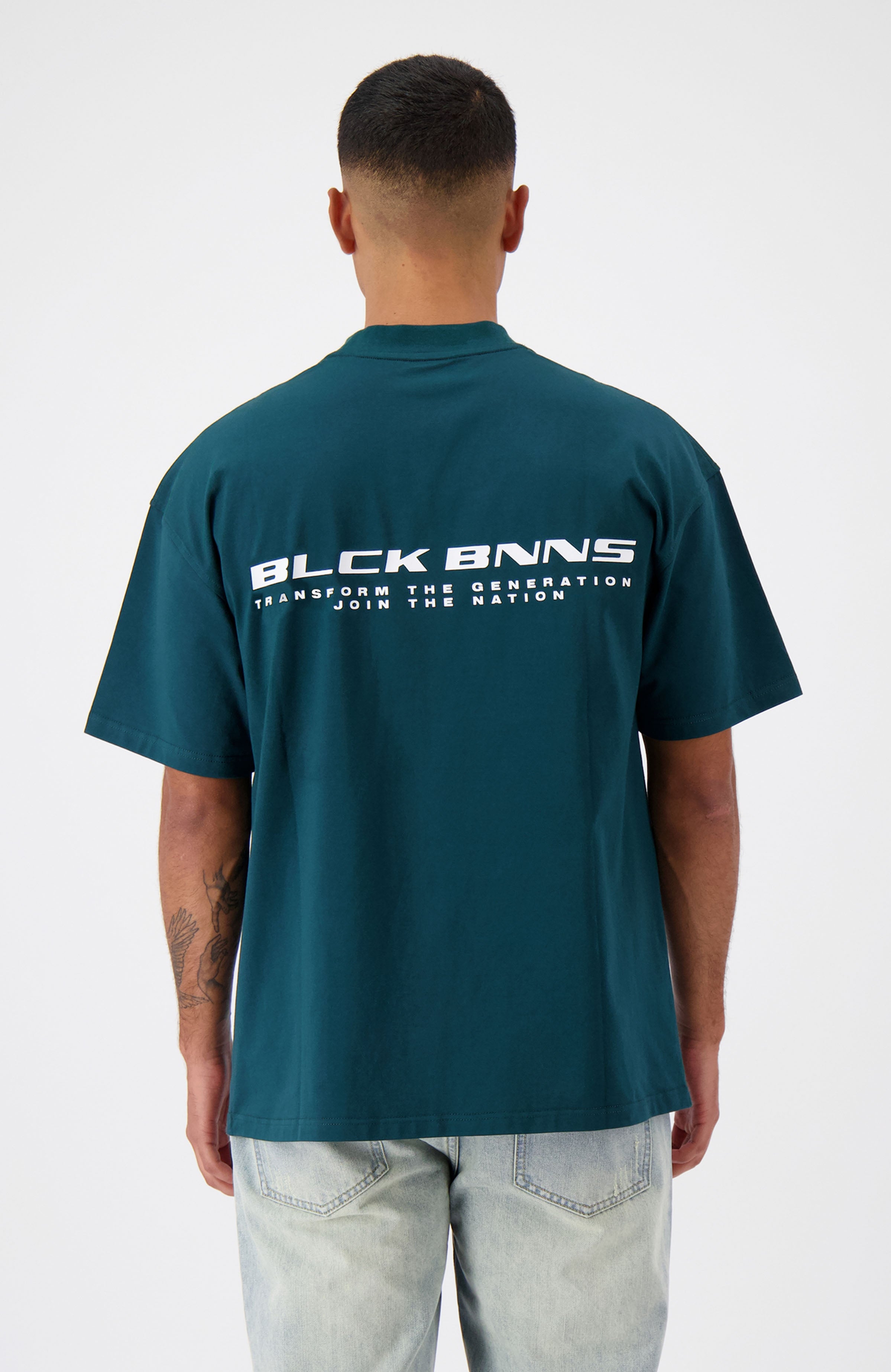 NATION T-SHIRT | Pine Green