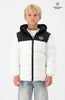 JR. PEEK FREEZE PUFFER JACKET | White