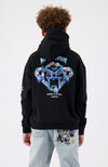 JR. SNOW CRAYON HOODIE | Black