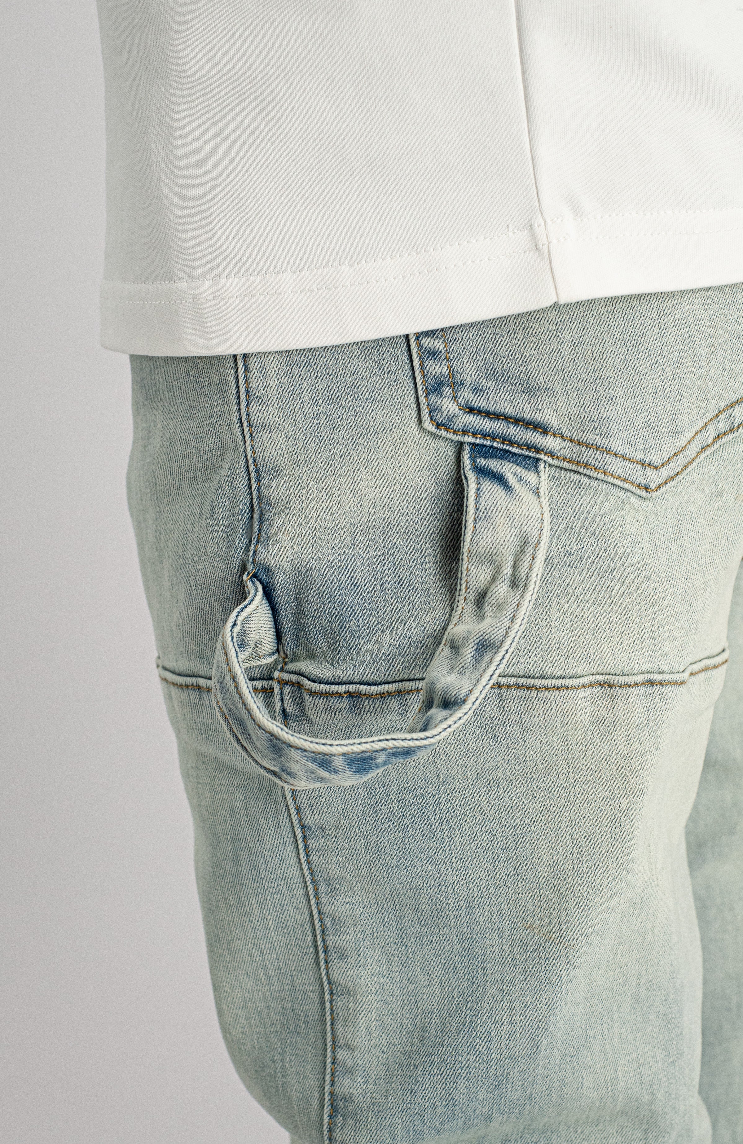 STRAIGHT CARPENTER DENIM | Blue