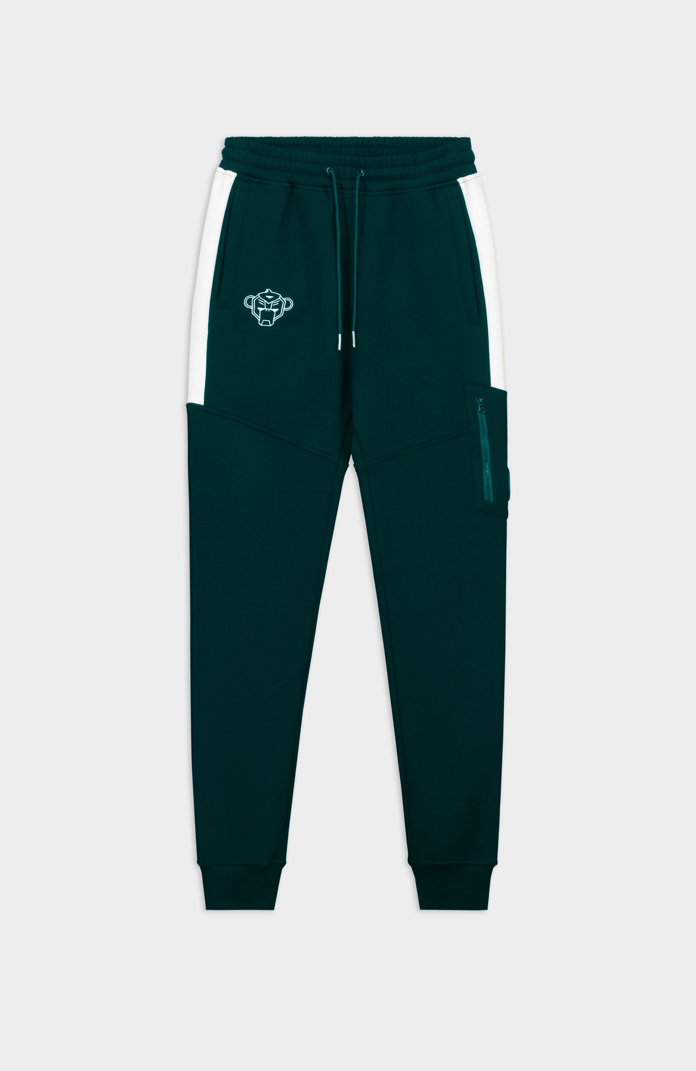 JR. STRIPE SWEATPANTS | Pine Green
