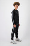 JR. TAPED TRACKPANTS | Black