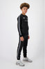 JR. TAPED TRACKPANTS | Black