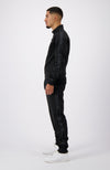 TAPED INITIAL TRACKPANTS | Black