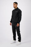 TAPED INITIAL TRACKTOP | Black