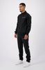 TAPED INITIAL TRACKTOP | Black