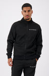 TAPED INITIAL TRACKTOP | Black