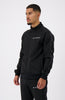 TAPED INITIAL TRACKTOP | Black