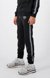 JR. TAPED TRACKPANTS | Black