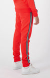 JR. TAPED TRACKPANTS | Neon Red