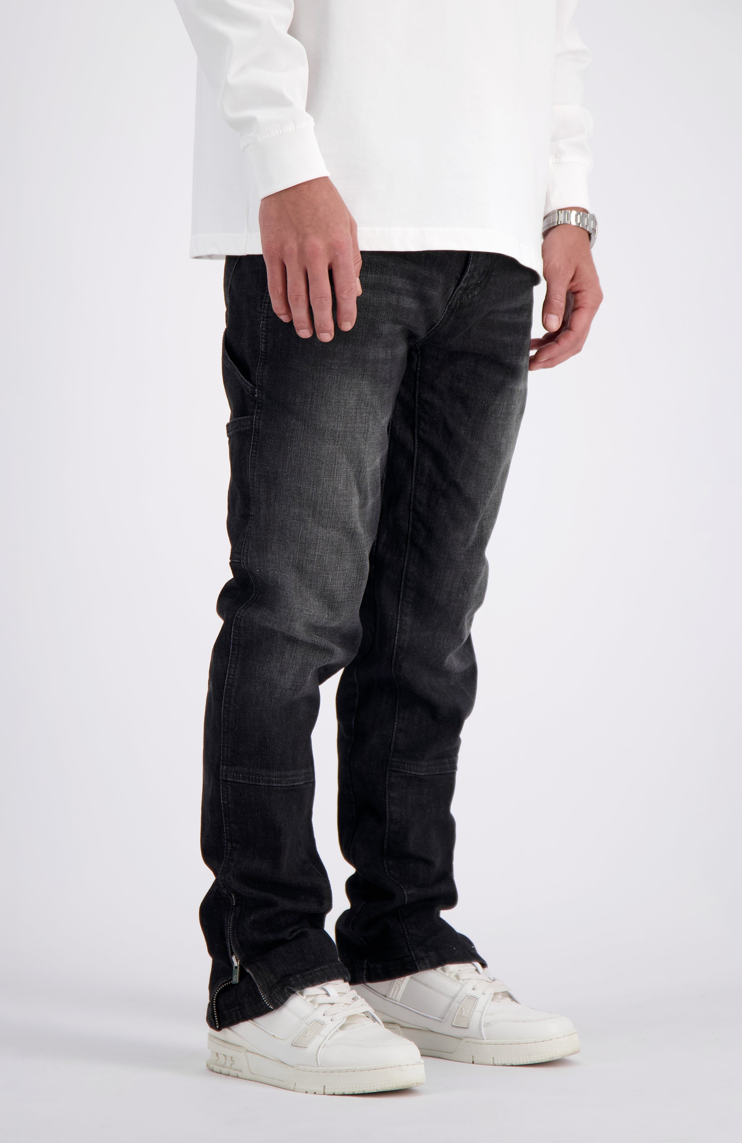 V2 WORKER DENIM | Black