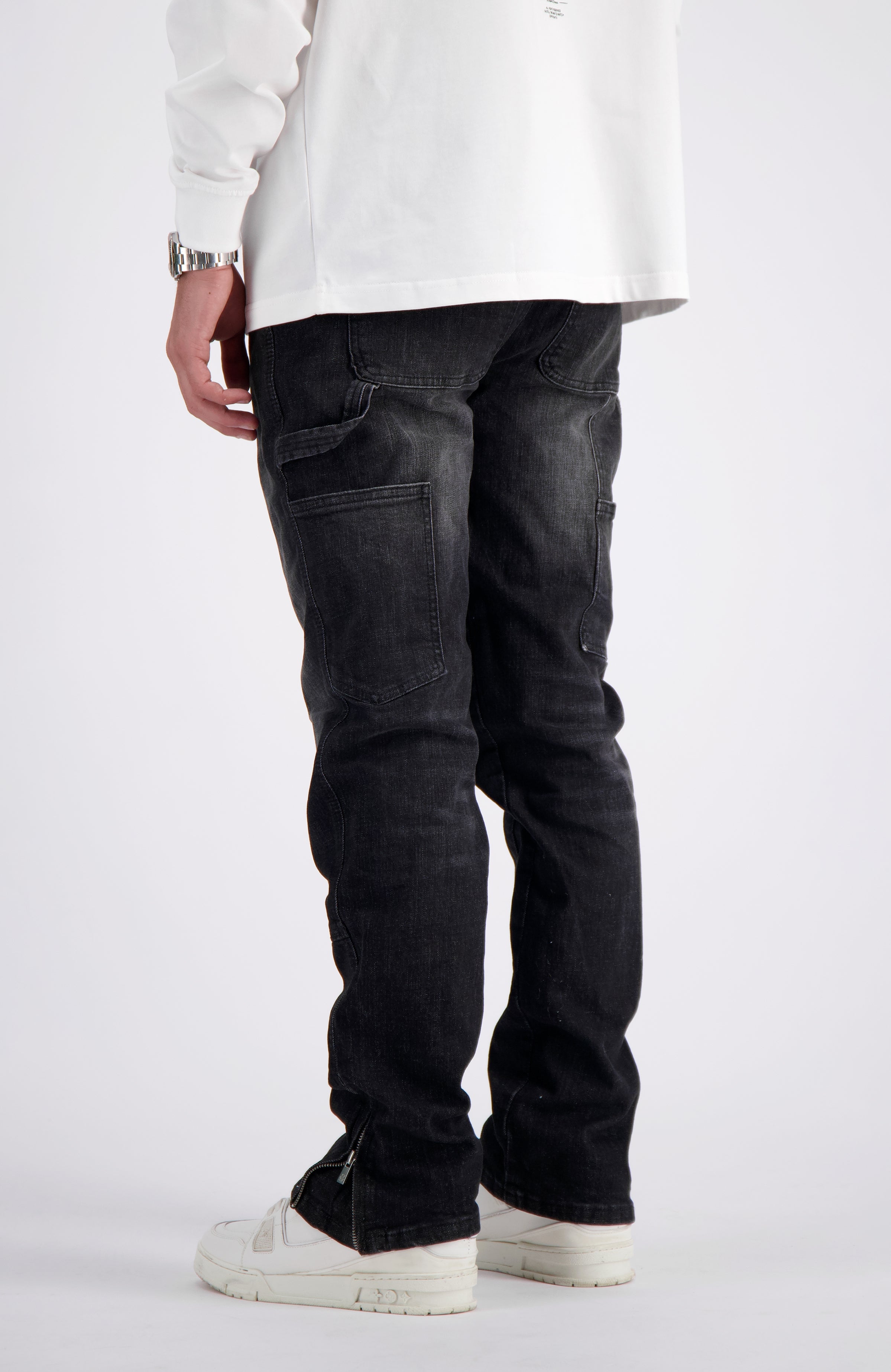 V2 WORKER DENIM | Black