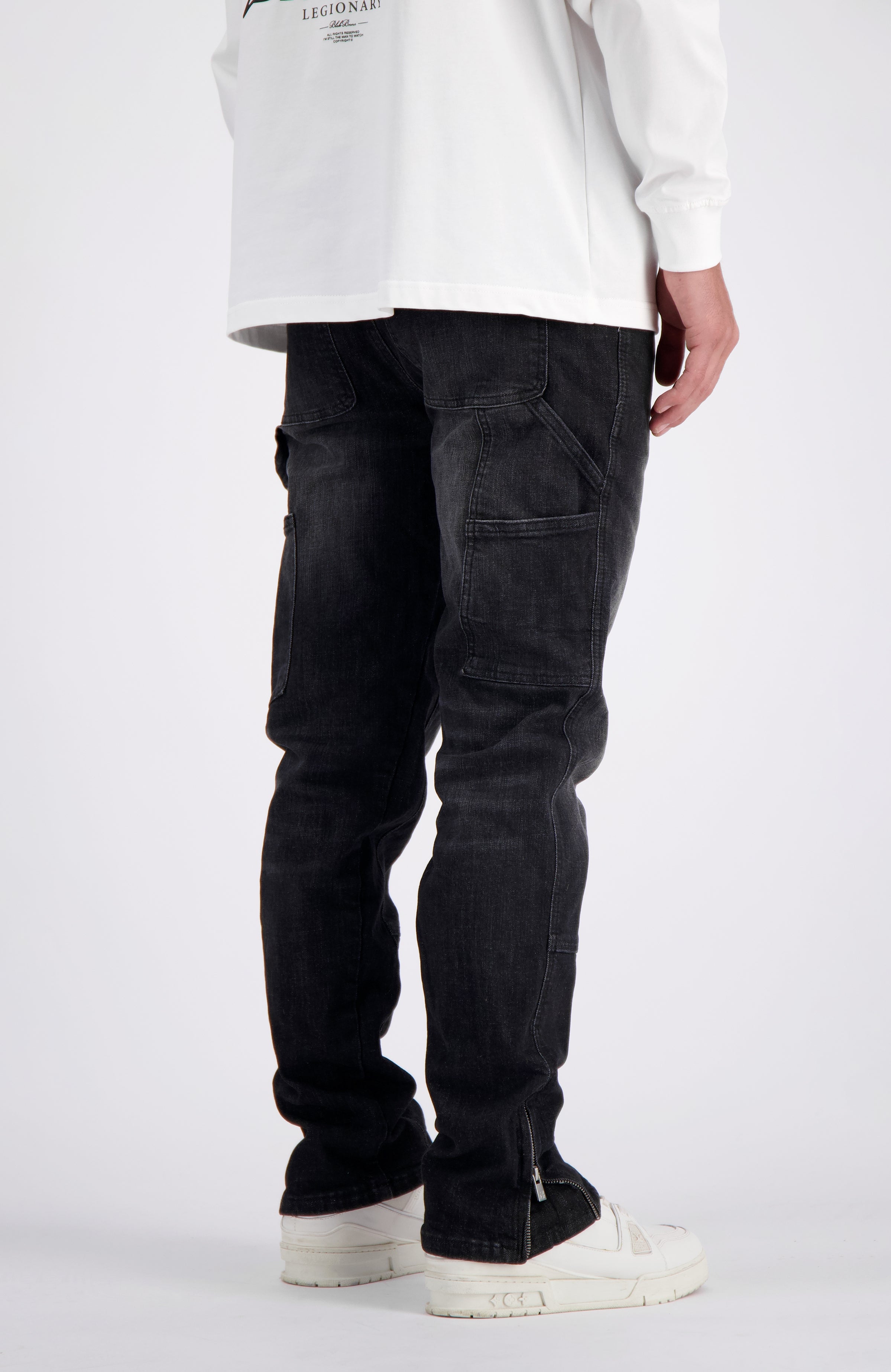 V2 WORKER DENIM | Black