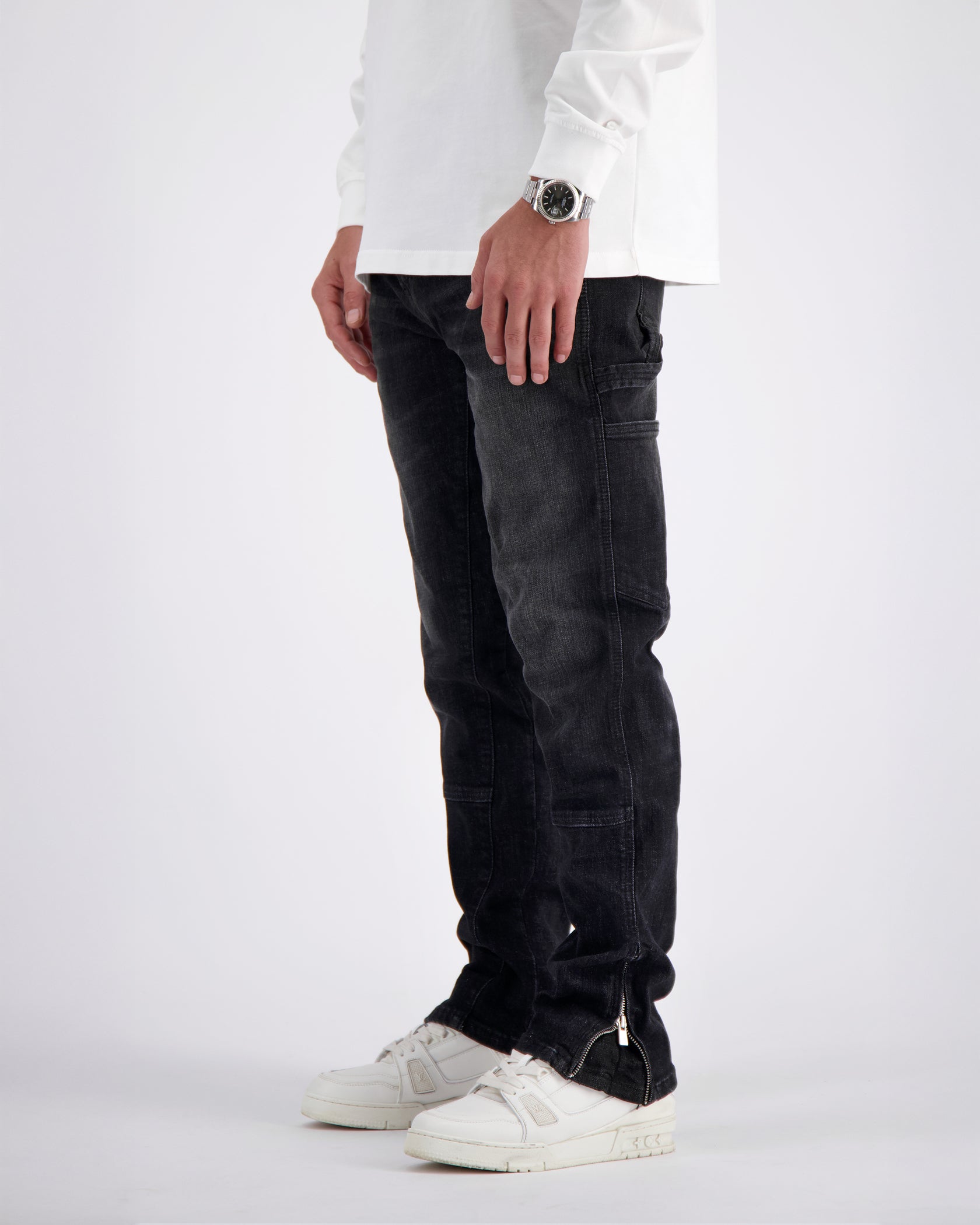 V2 WORKER DENIM | Black