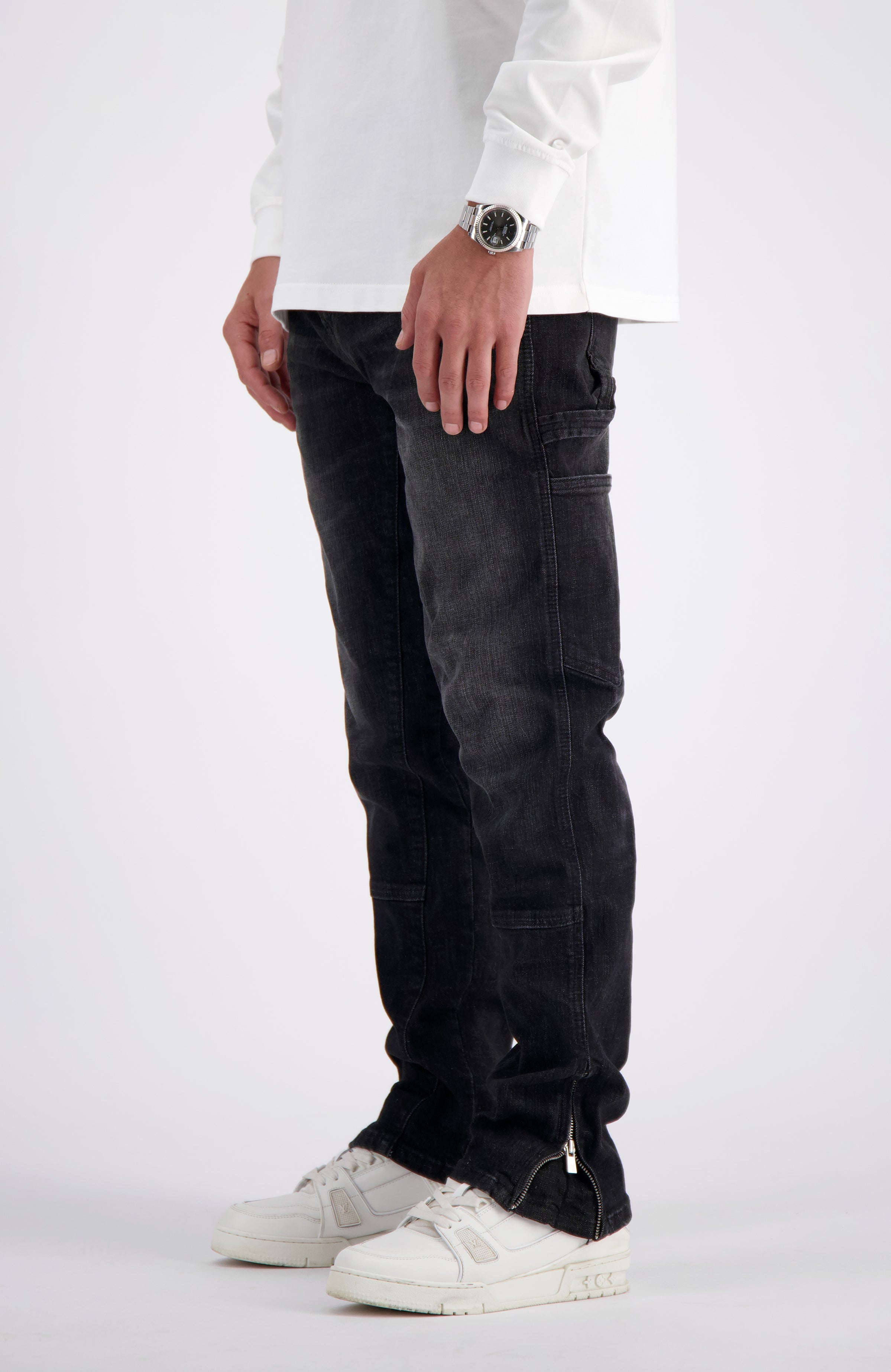 V2 WORKER DENIM | Black