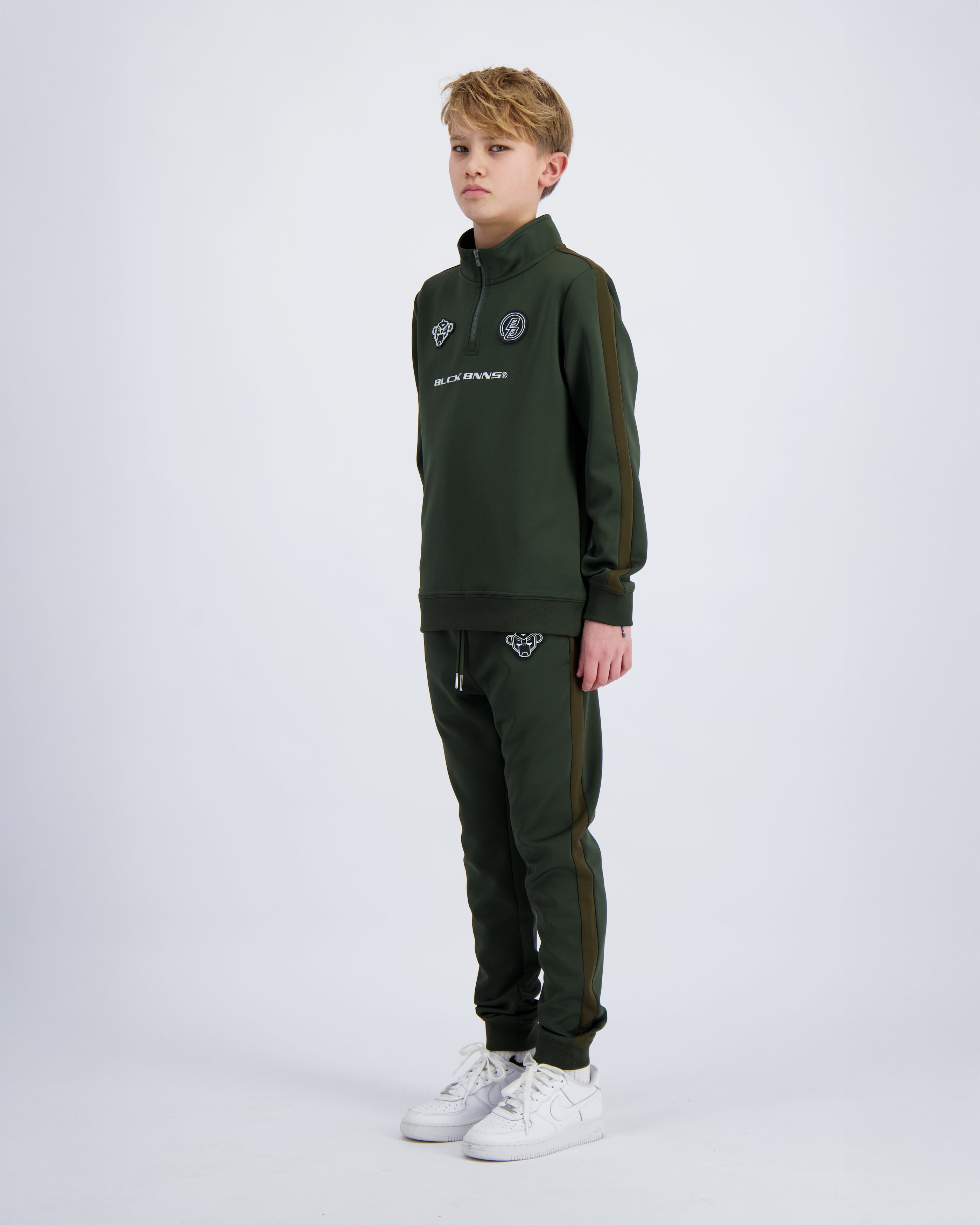 KIDS ZIP-UP TRACKSUIT | Green