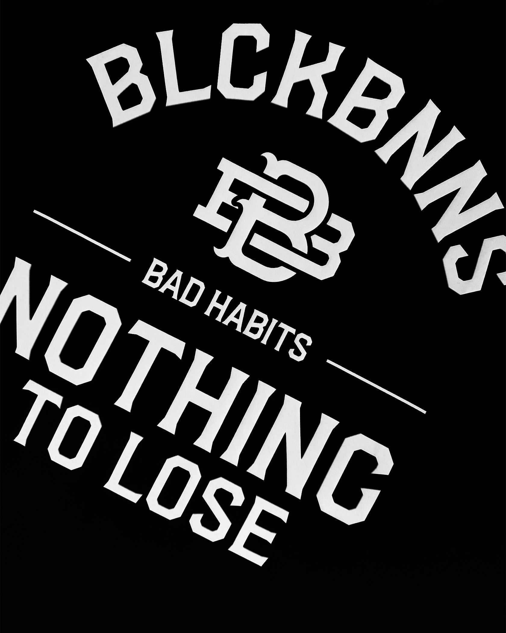 BAD HABITS T-SHIRT | Black
