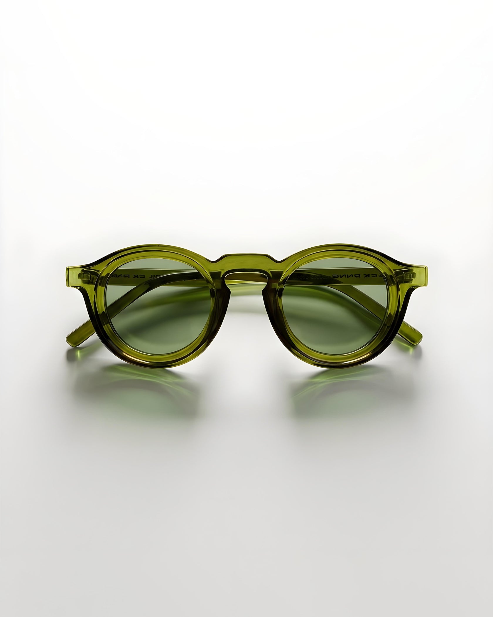 EINFARBIGE SONNENBRILLE | Grün