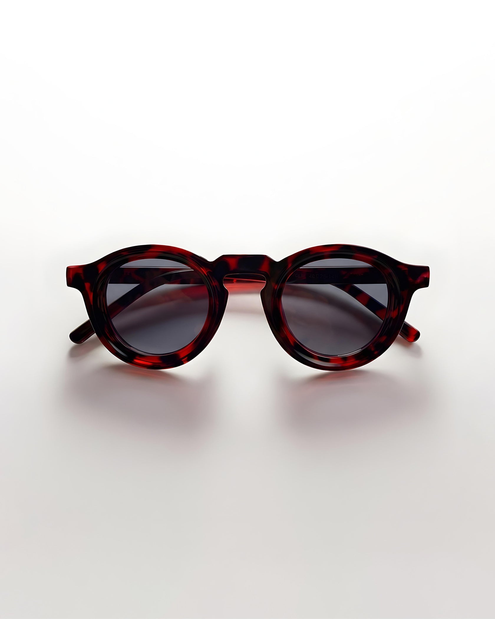 EINFARBIGE SONNENBRILLE | GESPRENKELT BRAUN