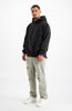 BLANK WASHED HOODIE | Black