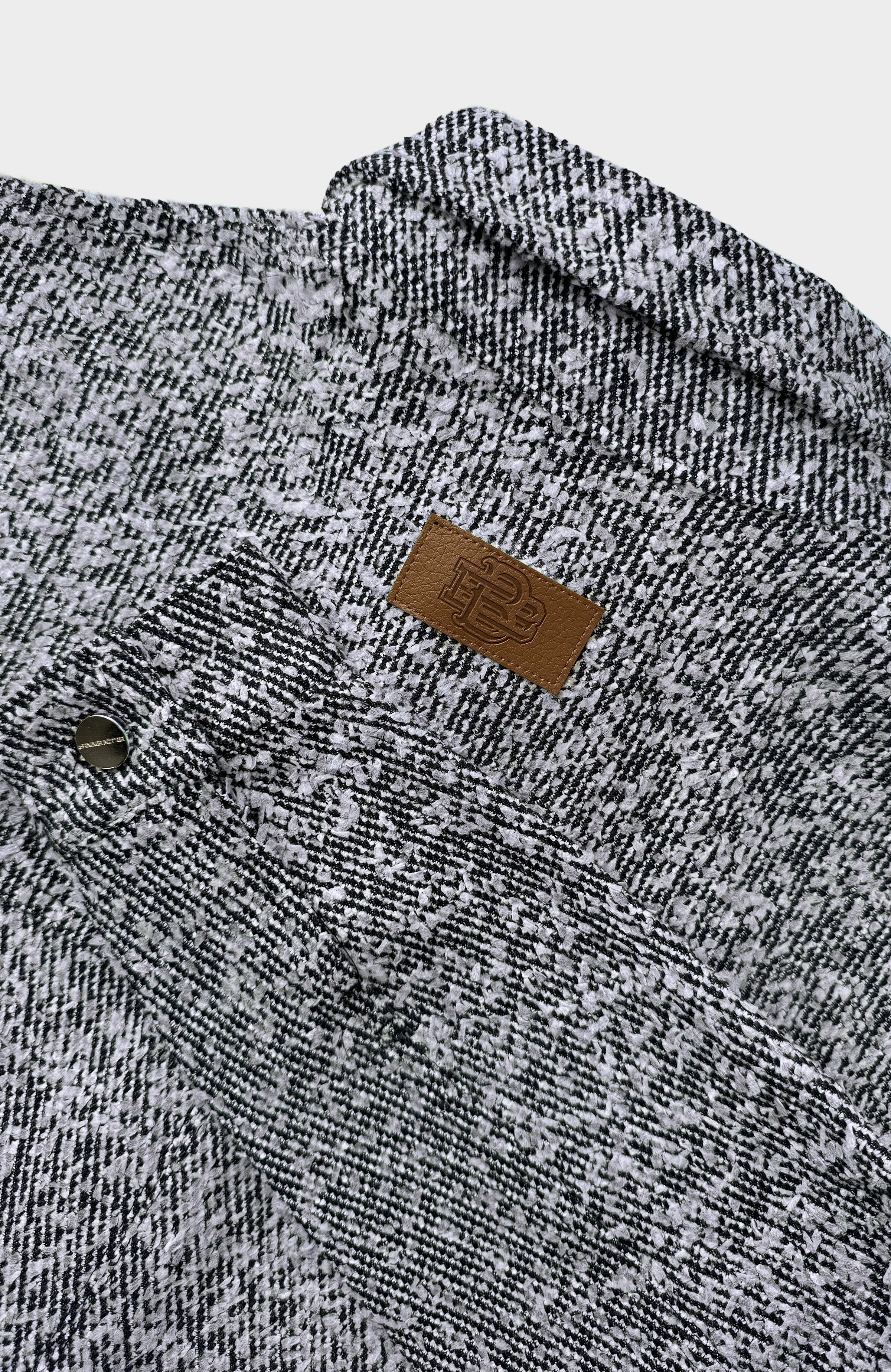 BOUCLE CARPENTER JACKET | Blue