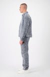 BOUCLE CARPENTER SUIT | BLUE