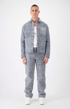 BOUCLE CARPENTER SUIT | BLUE