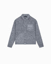 BOUCLE CARPENTER JACKET | Blue