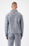 BOUCLE CARPENTER JACKET | Blue