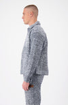 BOUCLE CARPENTER JACKET | Blue