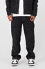 BOUCLE DENIM PANTS | Black