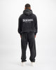 BRUSH WASHED SWEATSUIT | Black