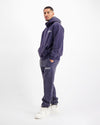BRUSH WASHED SWEATSUIT | Navy
