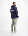 BRUSH HOODIE | Navy
