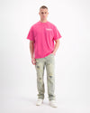 BRUSH T-SHIRT | Pink