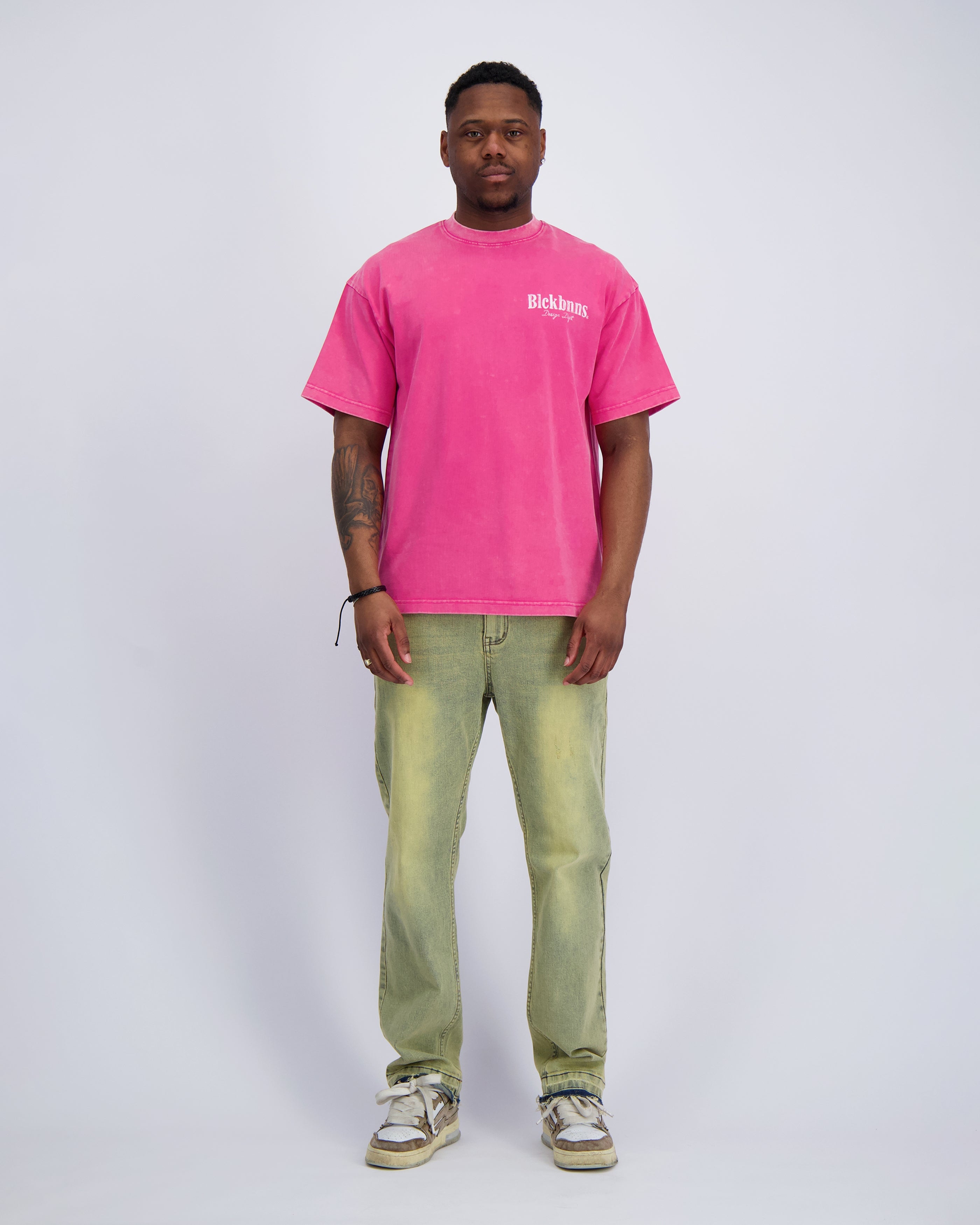 BRUSH T-SHIRT | Pink